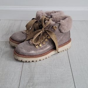 Faux Fur Lined Booties, Size 39